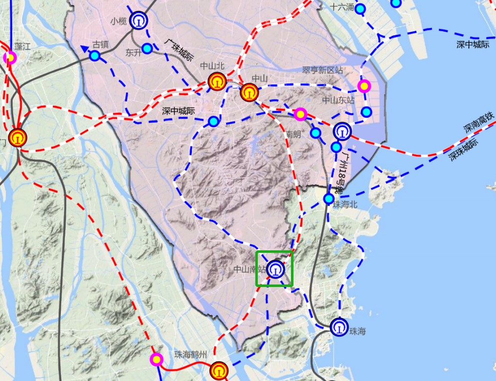 中山綜合交通規劃出爐,4條鐵路,5條城際,還有